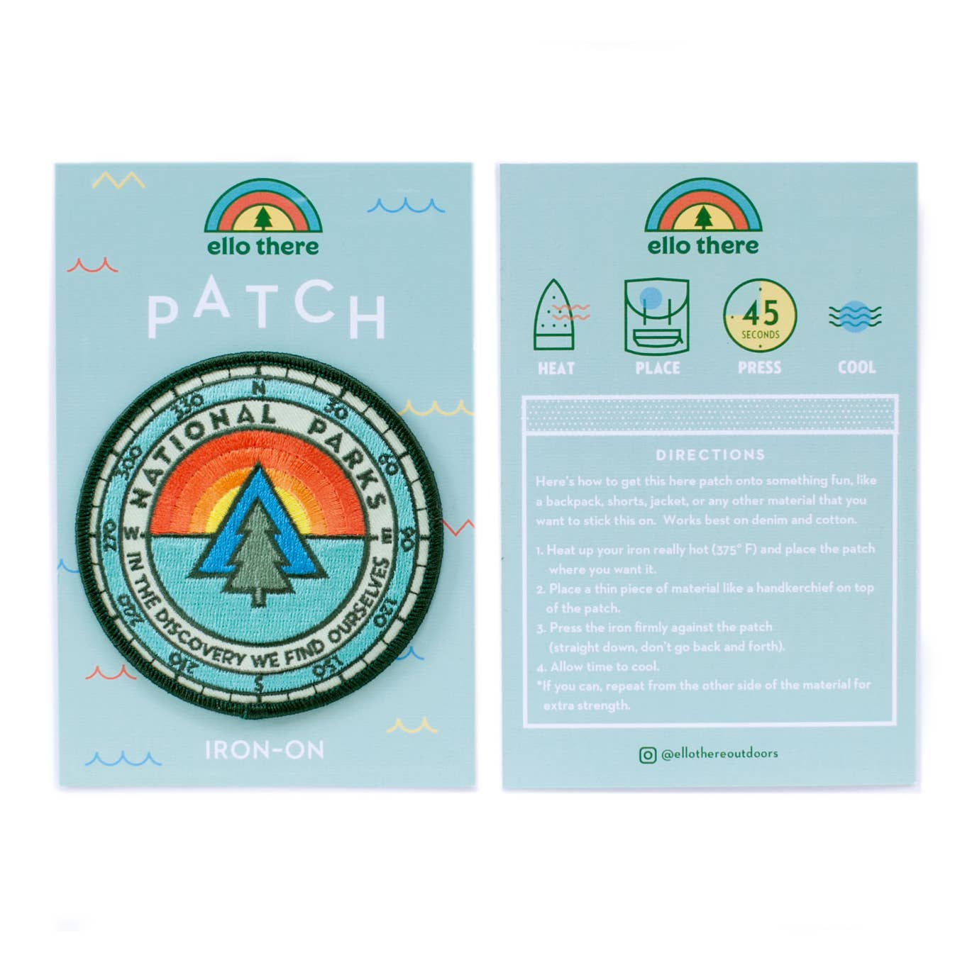 Ello There Outdoors - Venta al por mayor Parches - Parche - Parche del Parque Nacional Sasquatch4