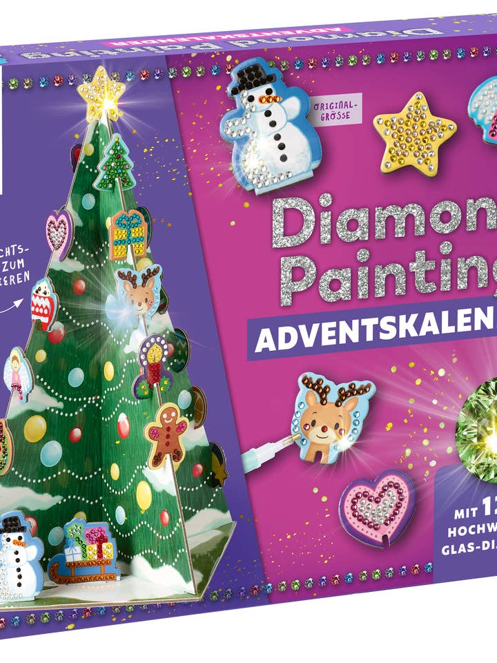Weihnachtszauber - Der Diamond-Painting-Adventskalender für den Großhandel von frechverlag TOPP & BusseSeewald