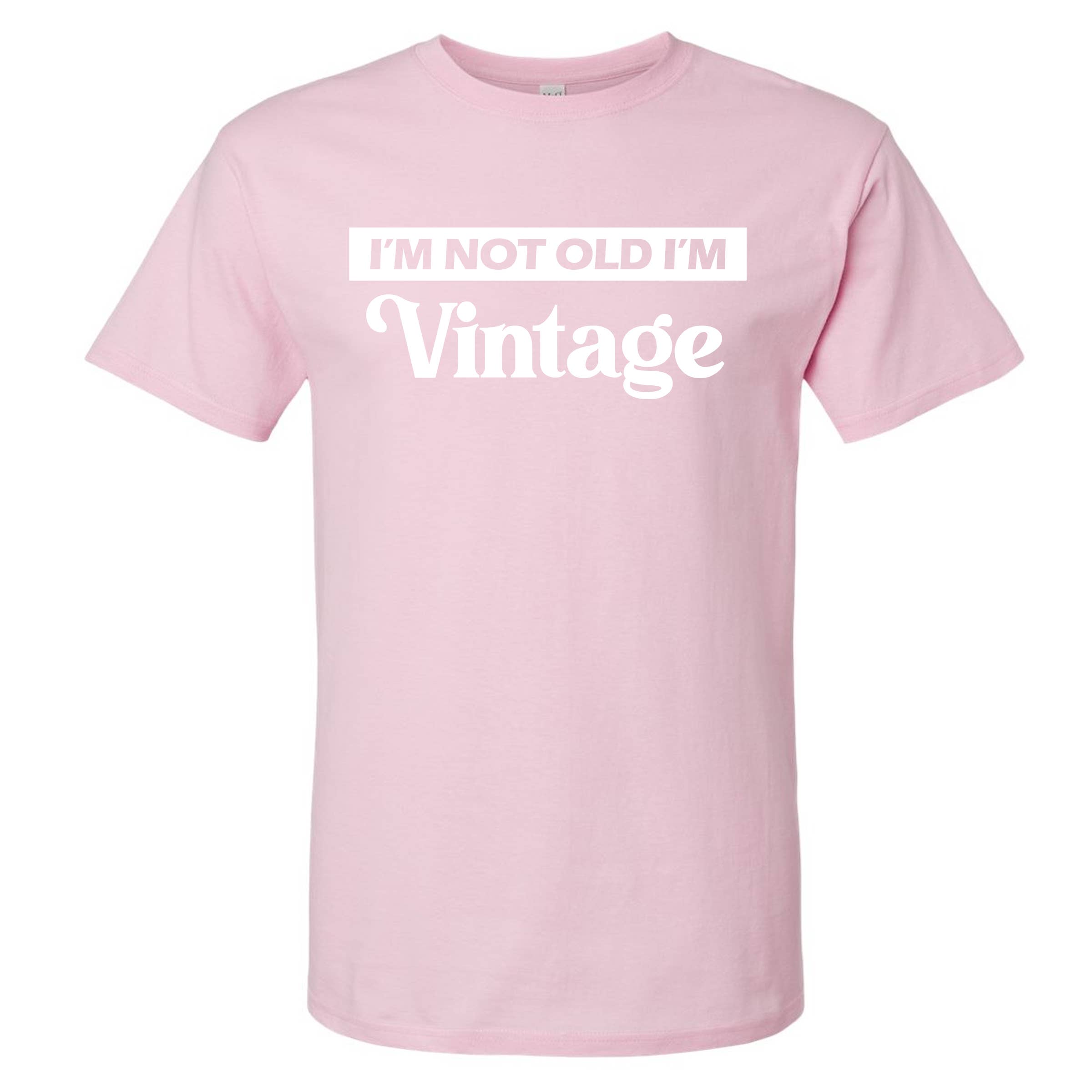 Wi-Wear - Vente T-shirt sérigraphié – homme - T-shirt col rond homme « I'm Not Old I'm Vintage »10