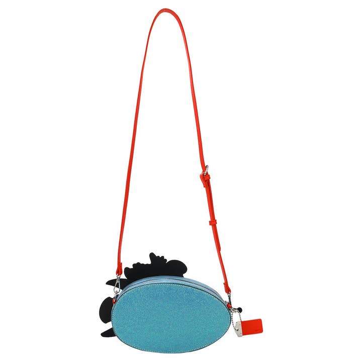 Bioworld Merchandising - Wholesale Crossbody Bag - Women's - Lilo & Stitch Rocketship Women's Novelty crossbody bag With Glitter Fabric1