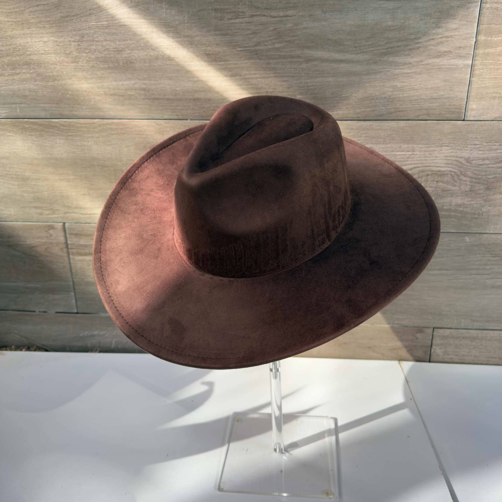 Queens INC - Wholesale Fedora - Women's - Best seller Fashion Classic Wide Brim Suede Premium  Hat 19
