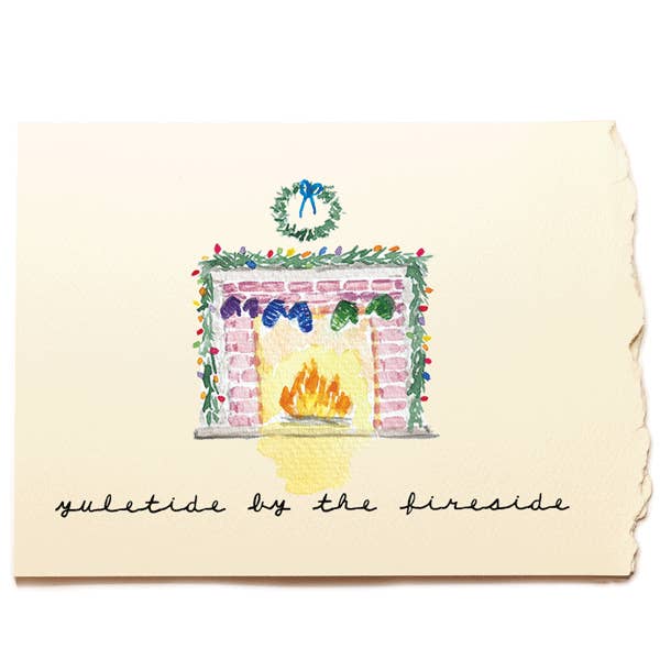 Holidays, Winter - Yuletide by the Fireside for wholesale by Piccola Arte