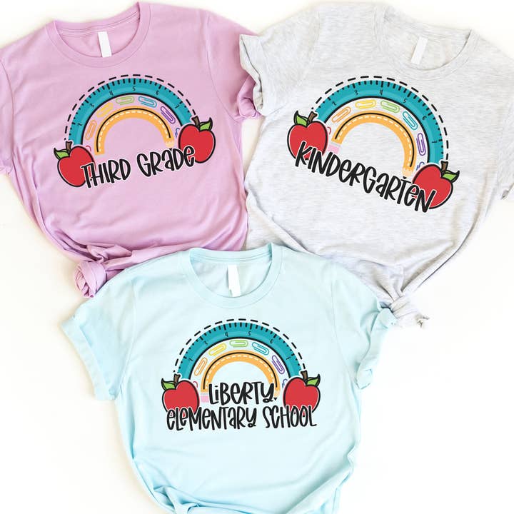 Personalized Teacher Rainbow // TEACHER for wholesale by Lucky Llama Creations