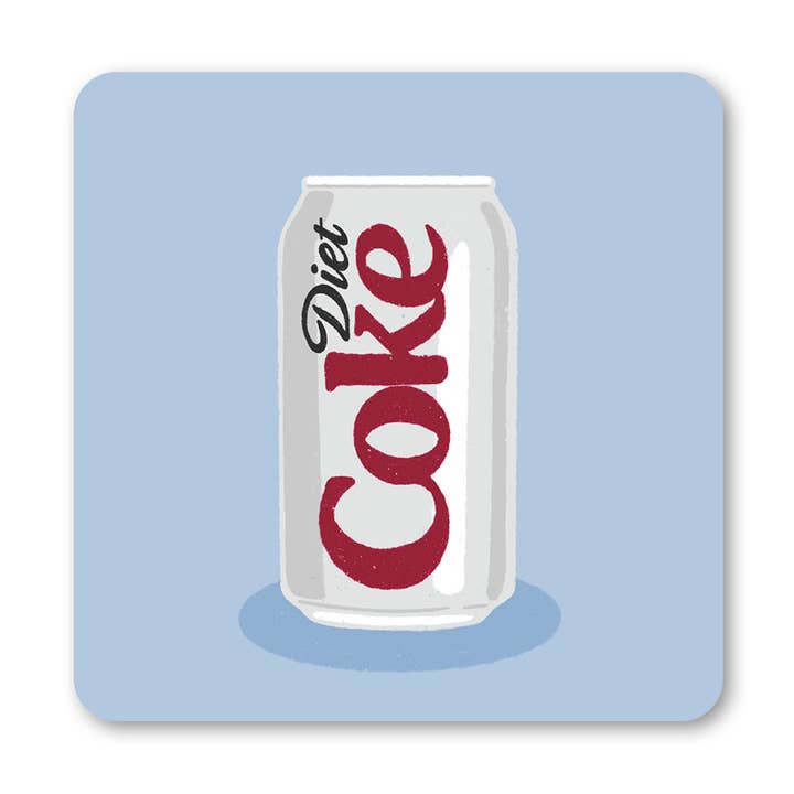 Diet Coke Coaster for wholesale by Ella Goddard