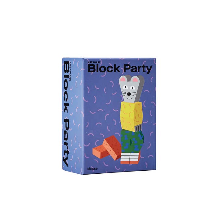 Until Pty Ltd - Wholesale Decorative tabletop object - Areaware Block Party Mouse Wooden Toy4