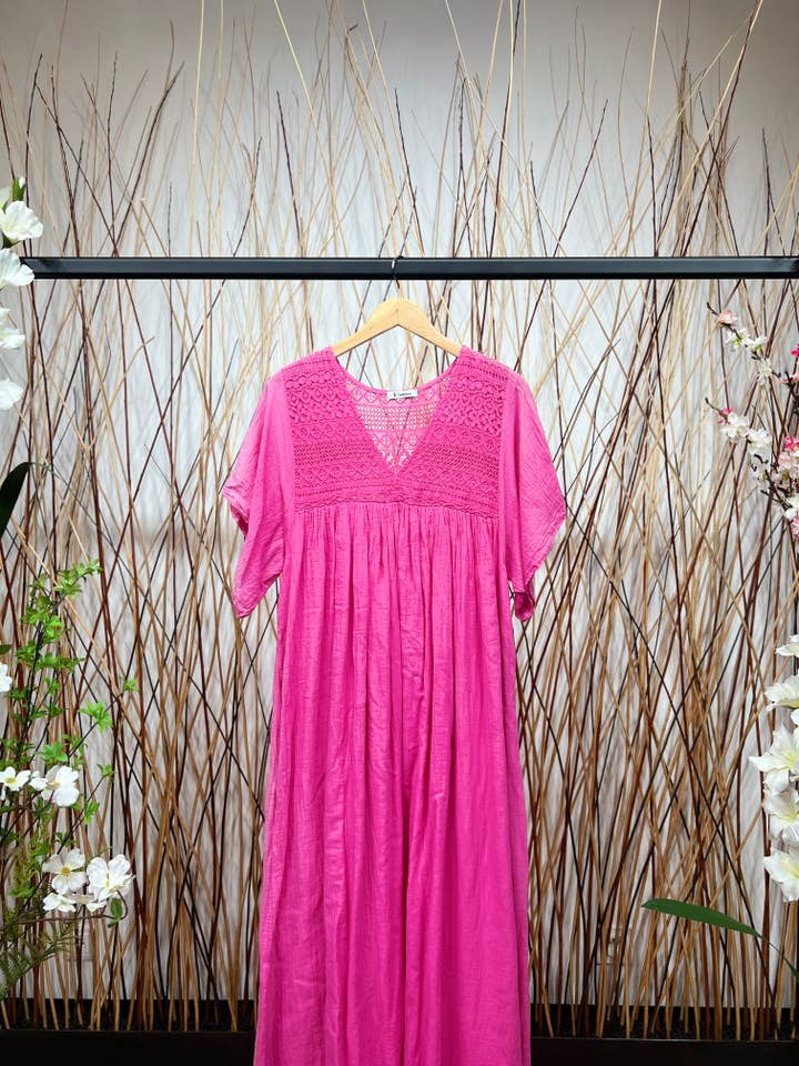 L'Emotion - Wholesale Dress - Women's - Long dress with lace top