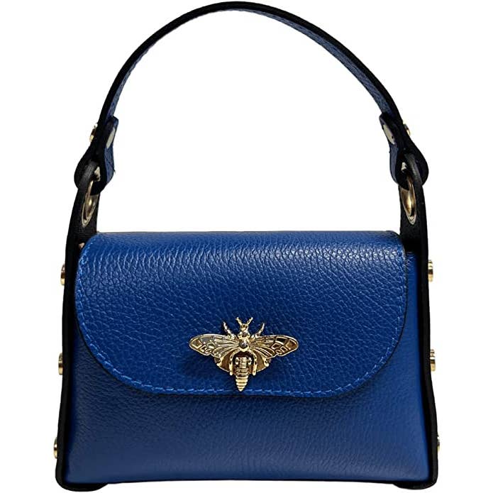 Cassette Barcelona - Wholesale Handtas met handvat - Dames - Cassette - L'Abeille Tas Blauw