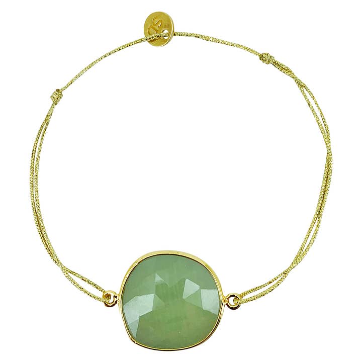 Sophie Deschamps Bijoux - Wholesale Charm/Dangle Bracelet - MIRA BRACELET, sapphire set with gold plated (BHOMM)