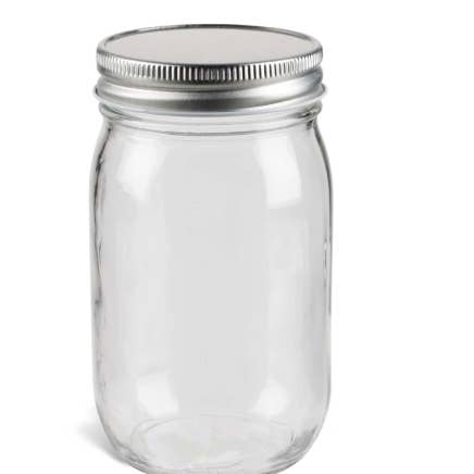 The Farmacy - Wholesale Jar - 16oz Eco Mason Glass Jar + Lid2