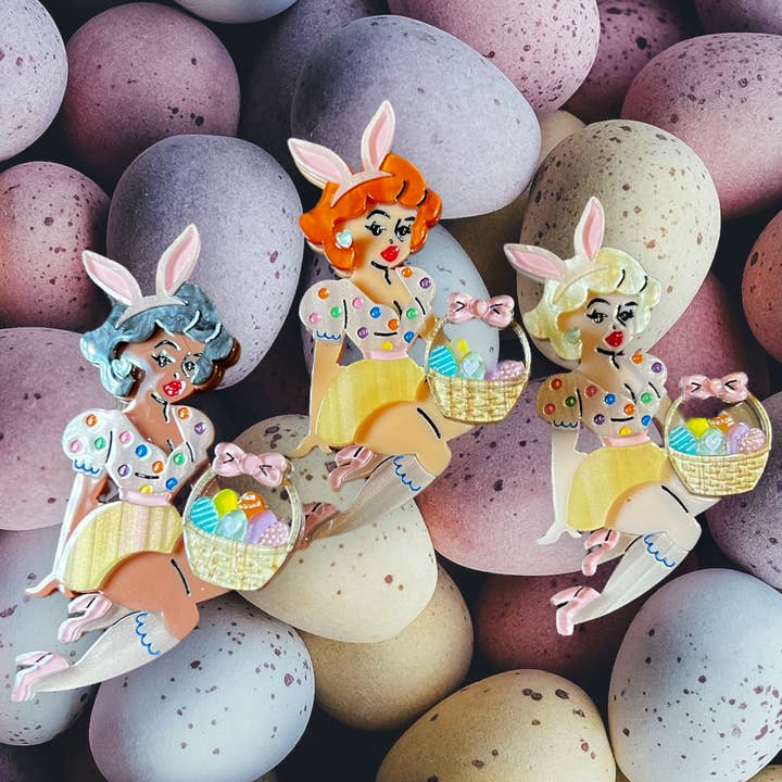 Lipstick & Chrome - Venta al por mayor Broches - Broche Bunny Belle de Lipstick & Chrome x Candy Doll Club-SA