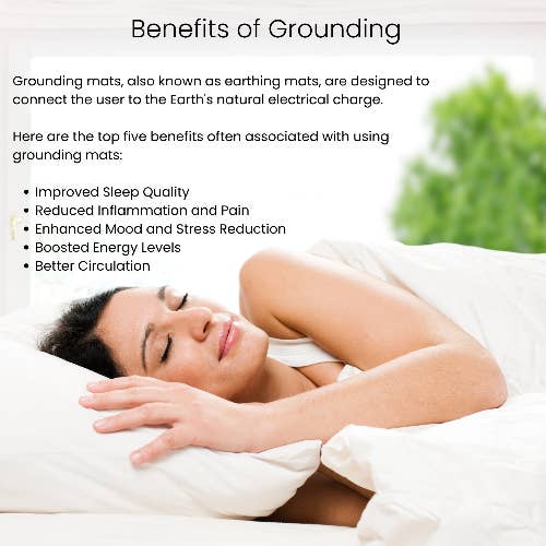 Crystals and Sun Signs - Wholesale Yoga Mat - Yoga Earthing Mat with Cord2