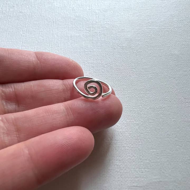 TayTayInspired - Vente Anneau/bague à empiler - Bague mi-doigt en spirale
