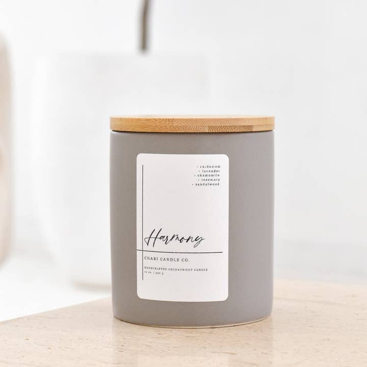 Chari Candle Co. - Wholesale Jar/Filled Candle - Harmony2