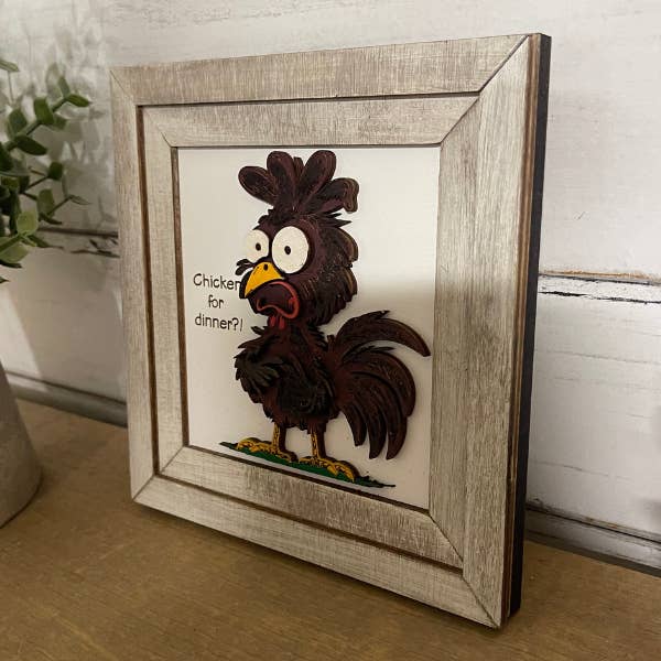 Chicken Humor - Chicken for Dinner for wholesale by Plums & Roses