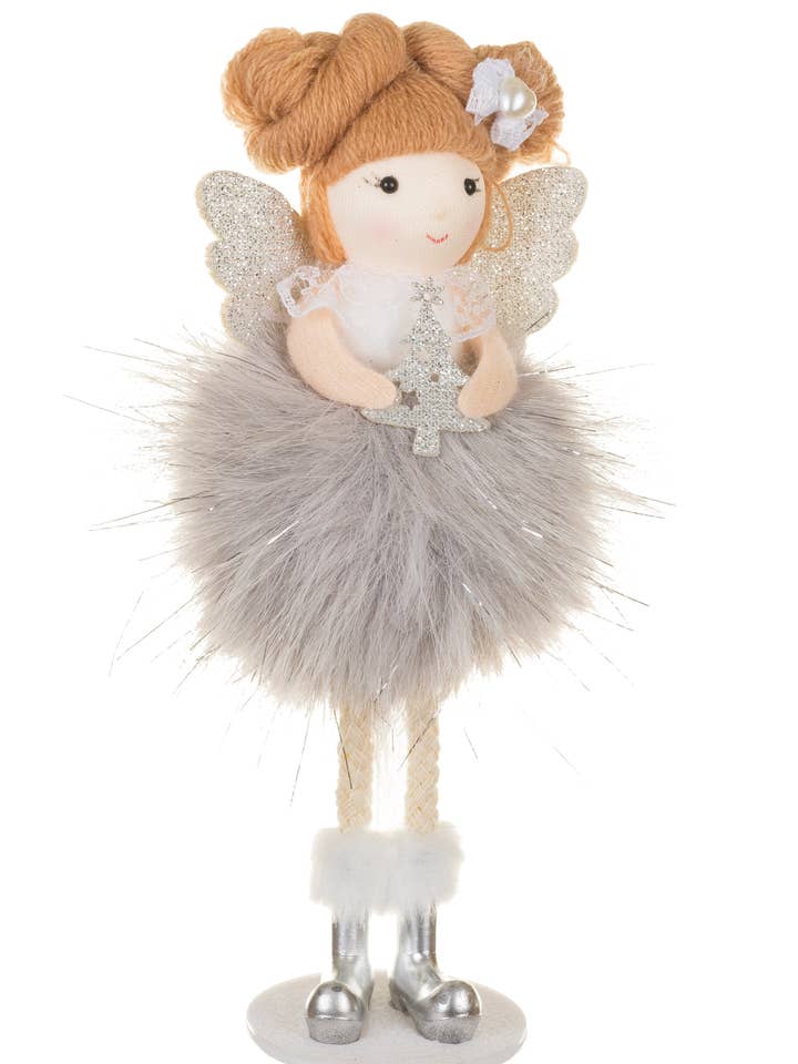 NEW-Hangable Gray Angel Ornament for wholesale by Starlight Collection