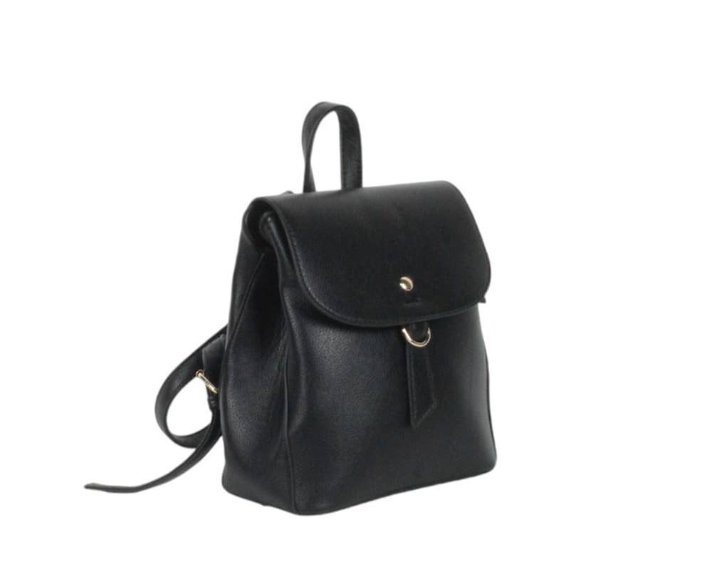 MIA LAROUGE - Wholesale Backpack - Women's - BACKPACK BAG WITH FLAP. WINTER SEASON1