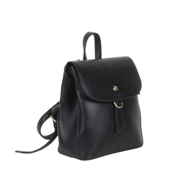 MIA LAROUGE - Wholesale Backpack - Women's - BACKPACK BAG WITH FLAP. WINTER SEASON1