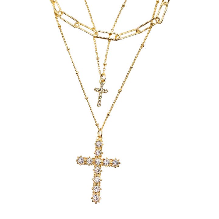 SALVATORE-GOLD NECKLACE for wholesale by gaiaaccessories