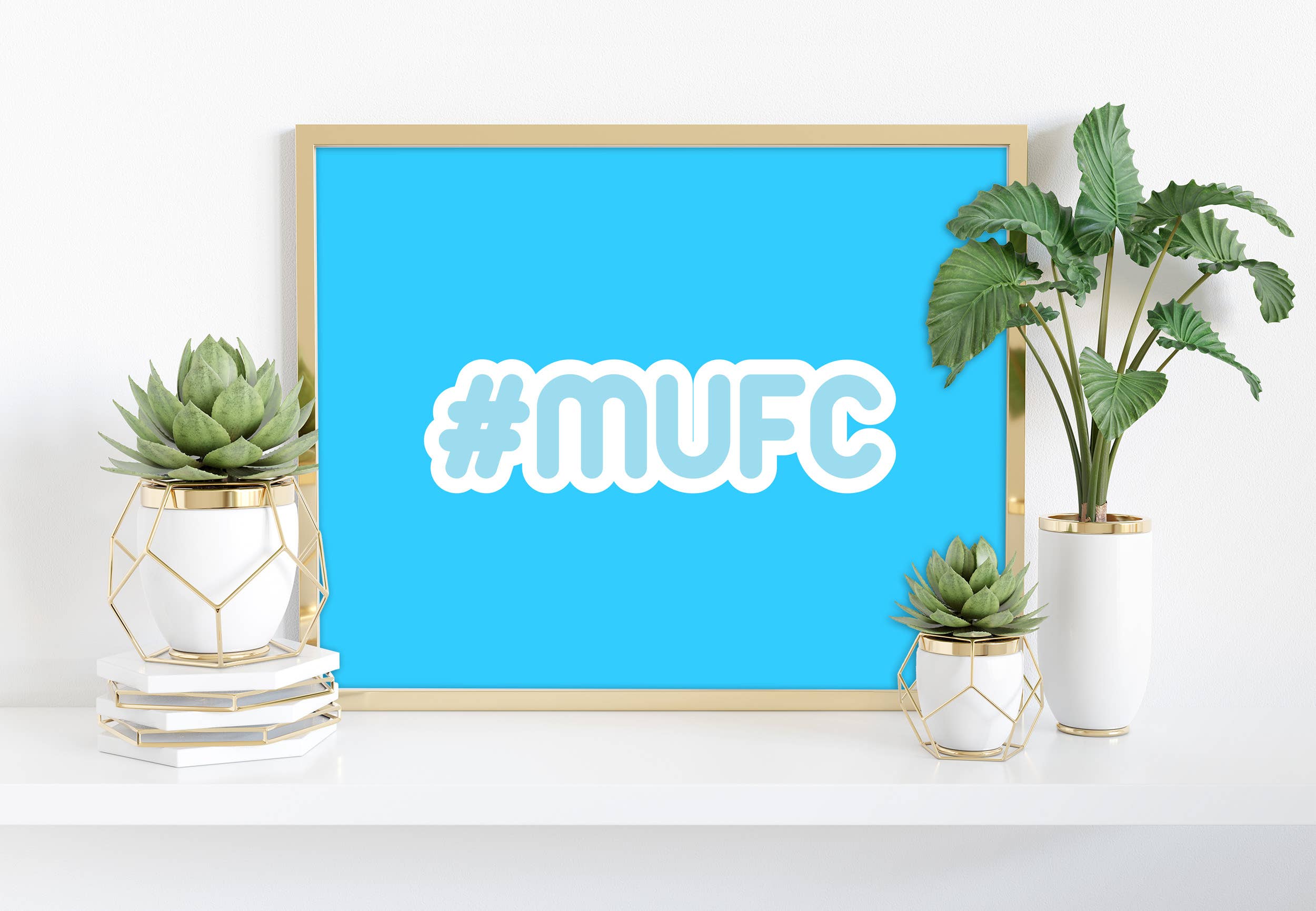 Star Editions – Großhandel Kunstdruck – Hashtag Mufc - 11X14" Premium Kunstdruck