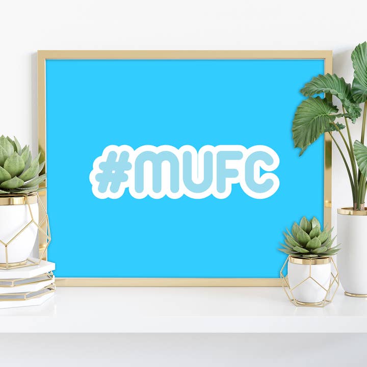 Star Editions – Großhandel Kunstdruck – Hashtag Mufc - 11X14" Premium Kunstdruck0