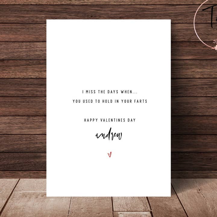 Rolig Alla hjärtans dag-kort för flickvän för wholesale av TipsyCards