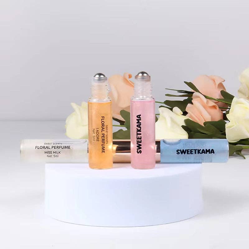 Sweetkama - Wholesale Roll-On Fragrance - 2 in 1 Double Head Ball Bearing Long Lasting Perfumes D674