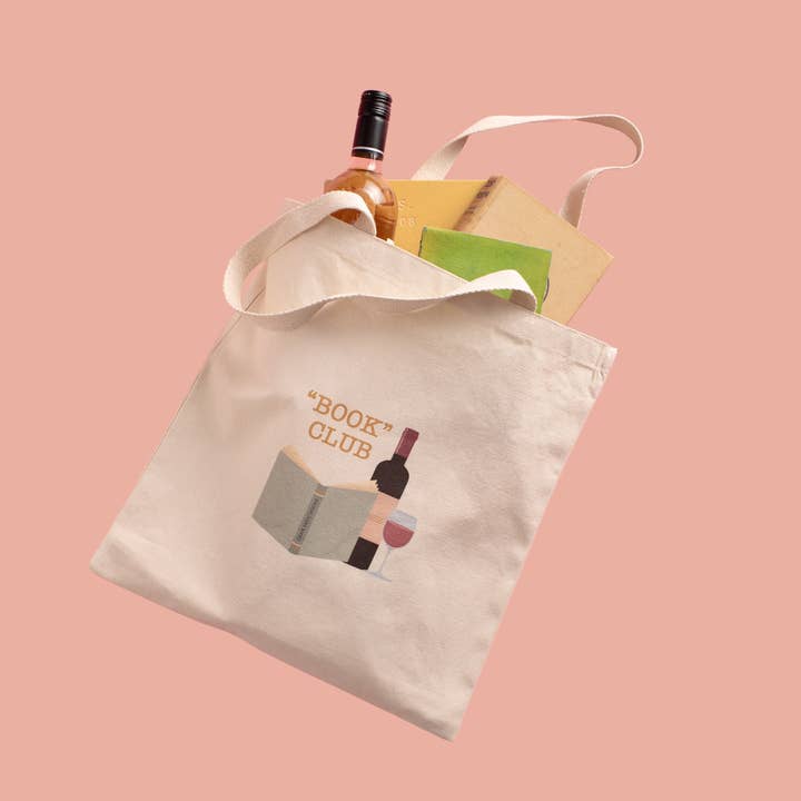 Questionable Designs - Wholesale Tote Bag - Women's - "Book" Club Tote Bag1