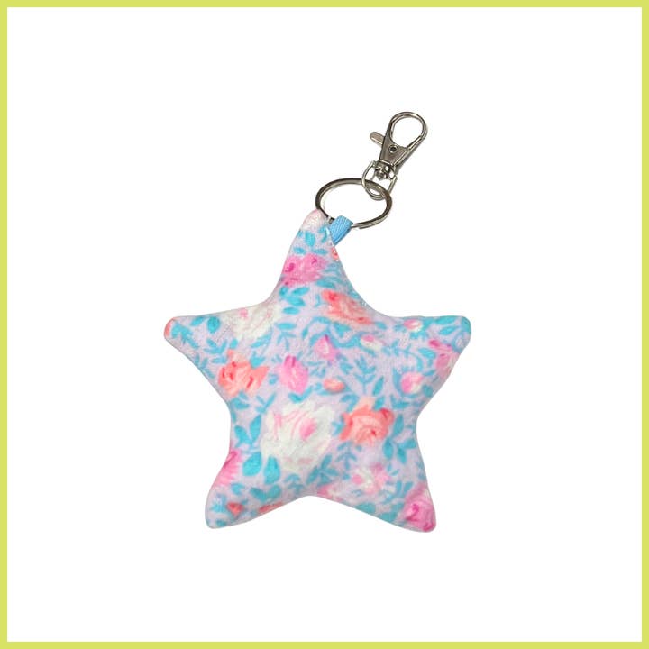 Pastel Florals Bag Charm for wholesale by Trash Bandit NYC