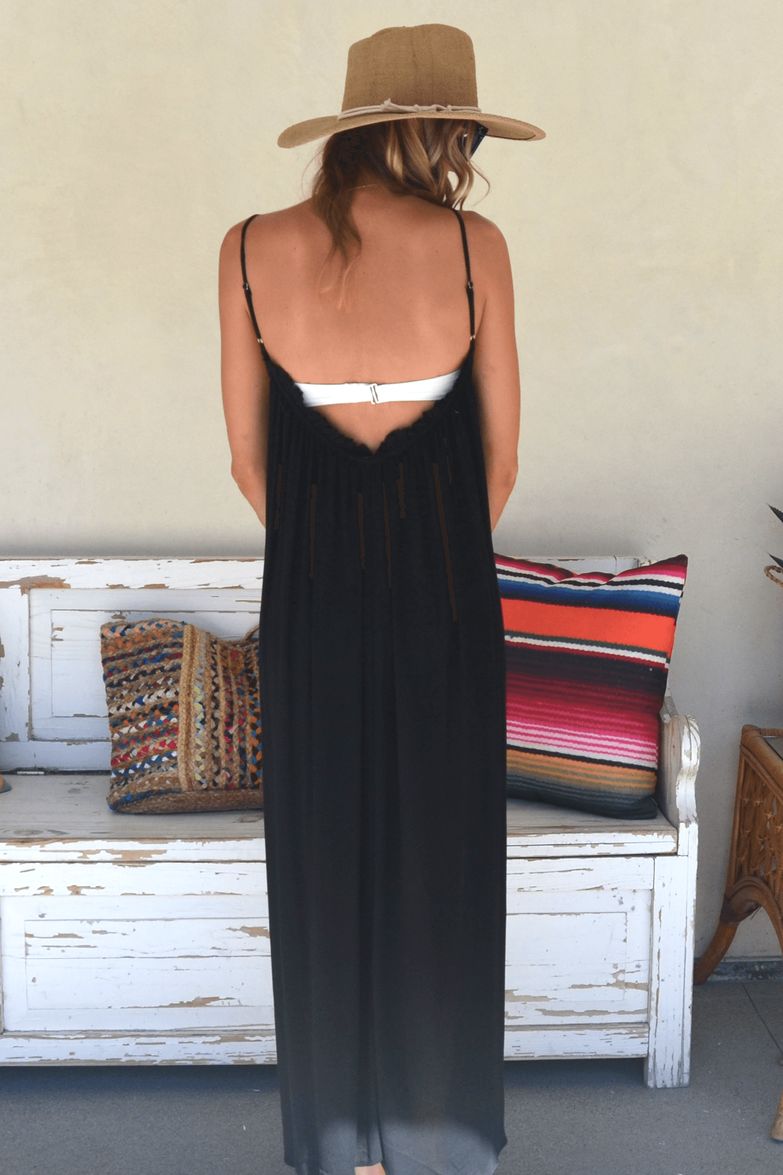 Bette - Wholesale Dress - Women's - Amalie Maxi Cover Up - Black8