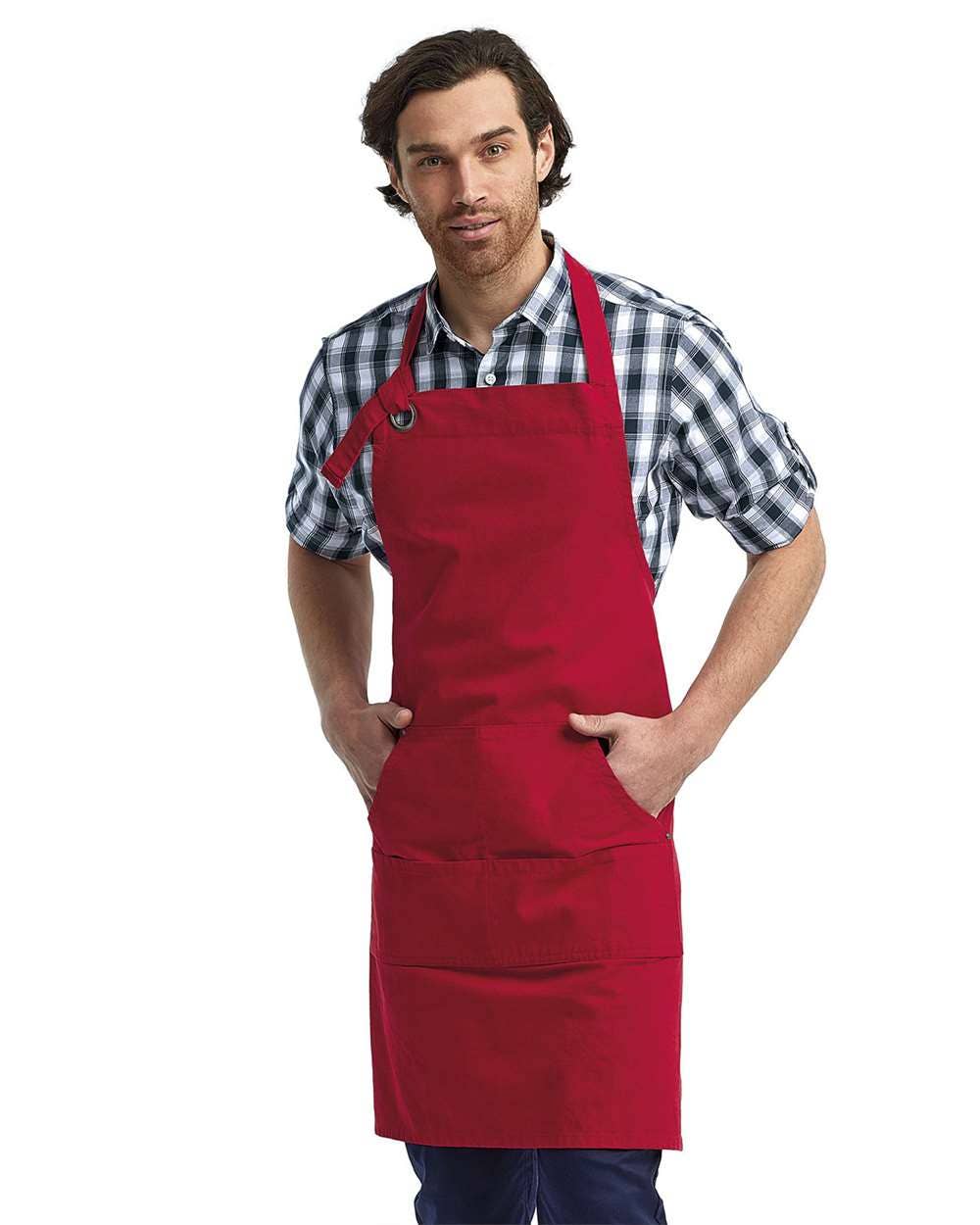 MYES BULK APPAREL - Wholesale Apron - Artisan Heavy Cotton Apron – Adjustable Neck and Multi-Pocke5