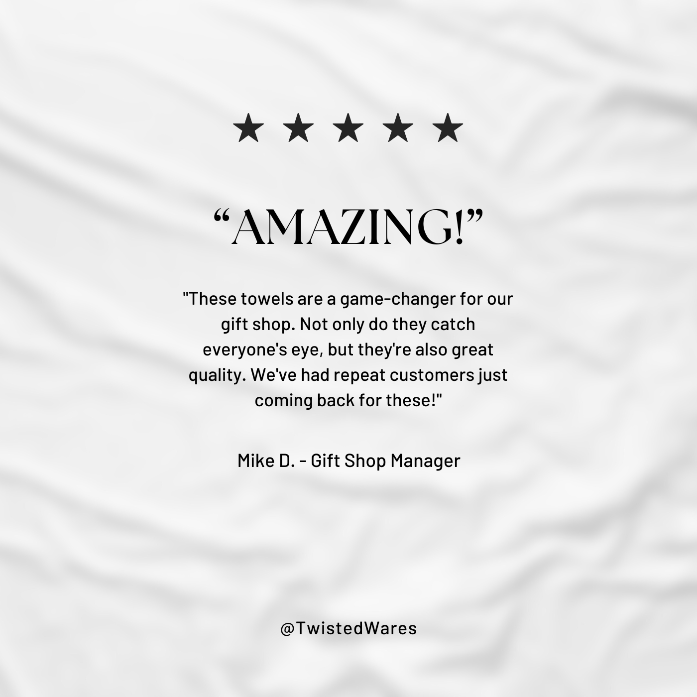 Twisted Wares - Vente Torchons - Torchon Illusion à Carreaux F-ity Édition Automne6