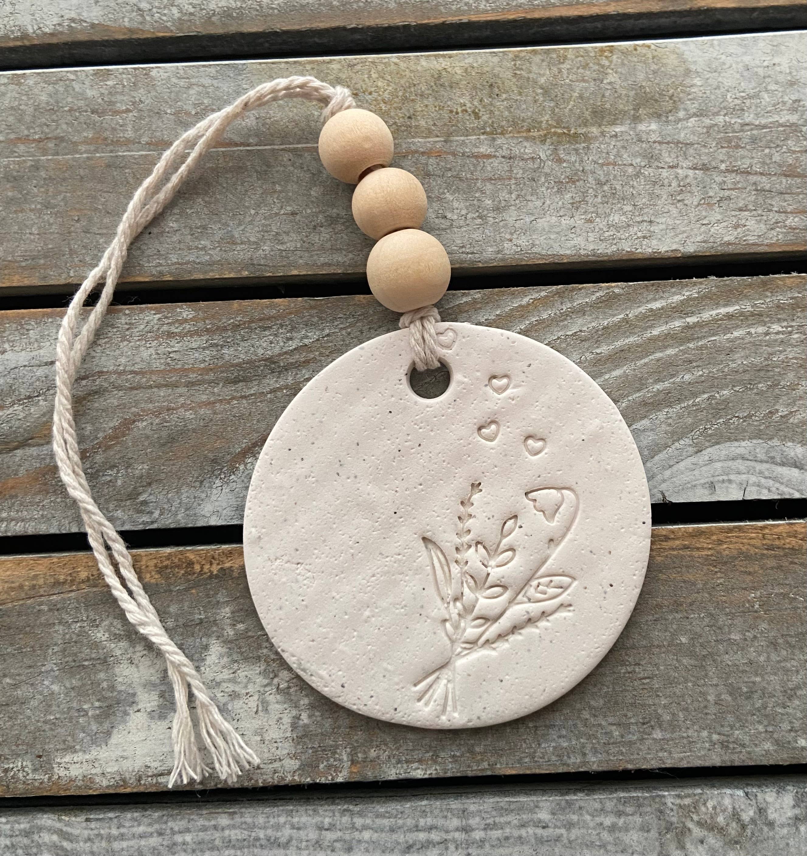 Chickadee Creations - Wholesale Car Decorative Charm - Women's - Polymer clay car diffuser charm - flower bouquet & heart0