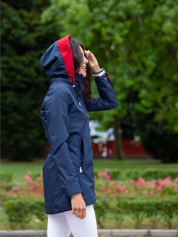 Parka - KARLA - NAVY för wholesale av Henry arroway