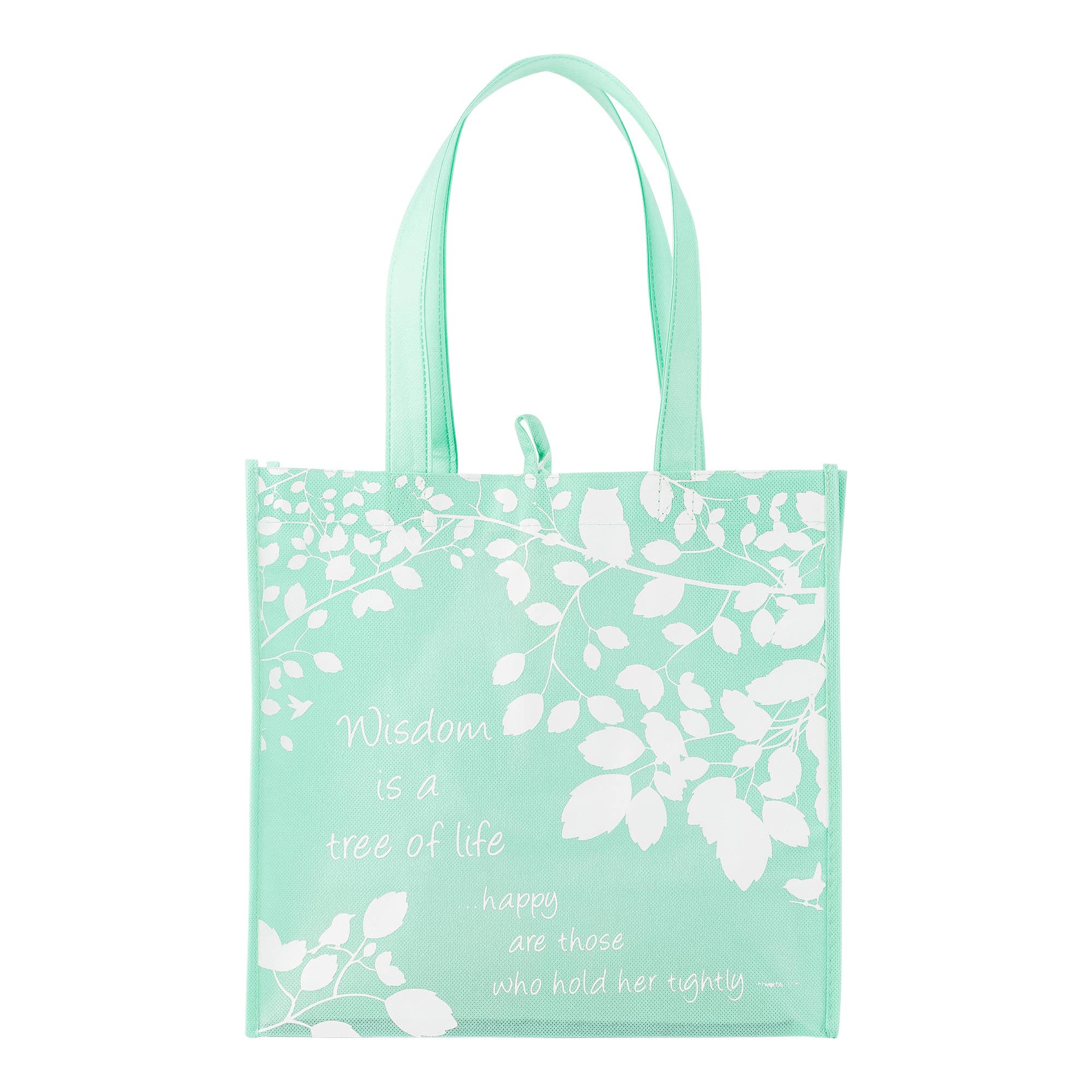 Divinity Boutique - Wholesale Tote Bag - Women's - Eco Tote: Teal Wisdom3