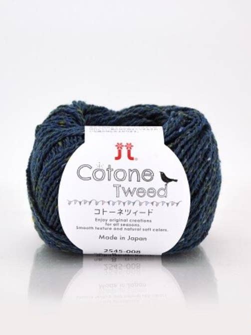 Japanese Cotton Tweed Yarn: Soft Blend for Knitting, Crochet for wholesale by 「FUNJI」In Japan