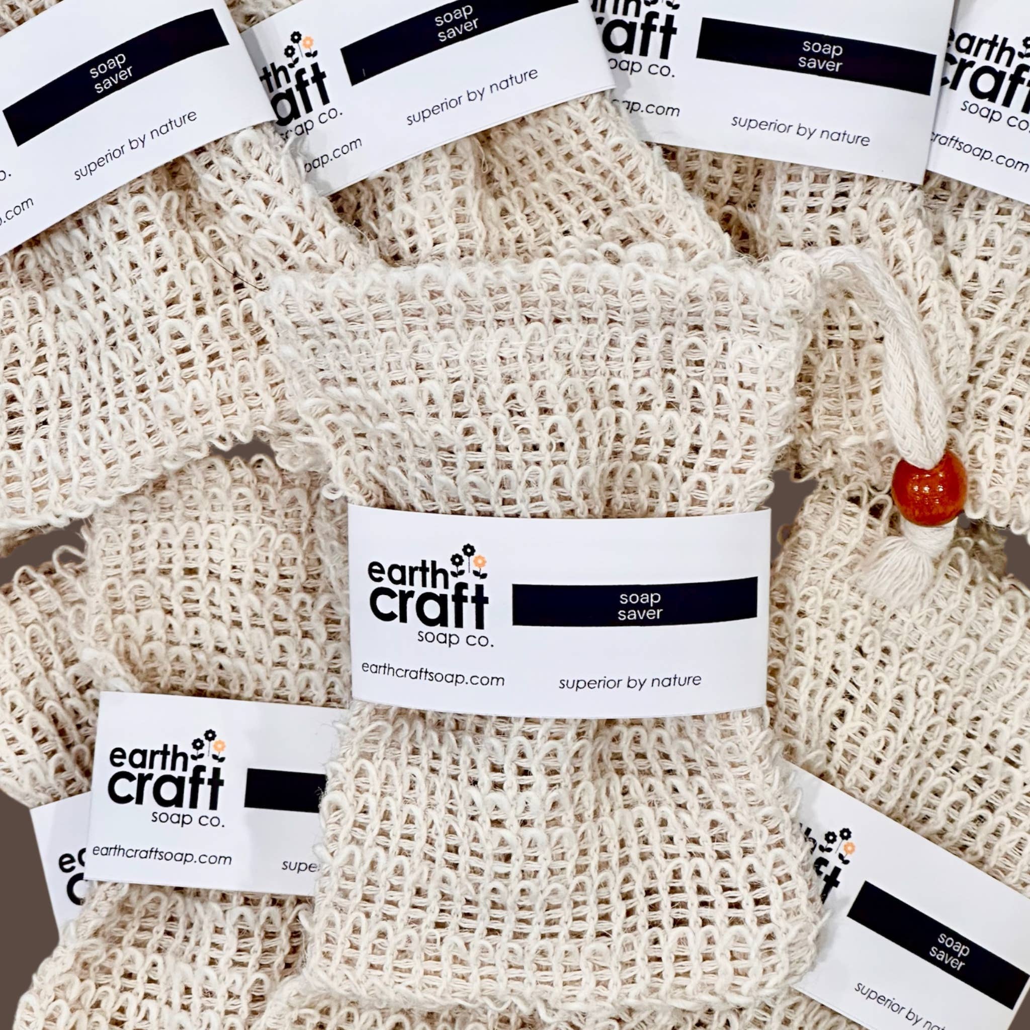 Earthcraft Soap Co - Wholesale Soap Pouch/Sack/Bag - EarthCraft Natural Sisal Soap Saver Bags – Zero-Waste 1