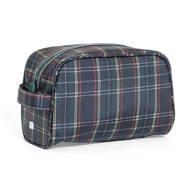 STOWAWAY Toiletry Bag - CAMBRIDGE PLAID for wholesale by TRVL Design