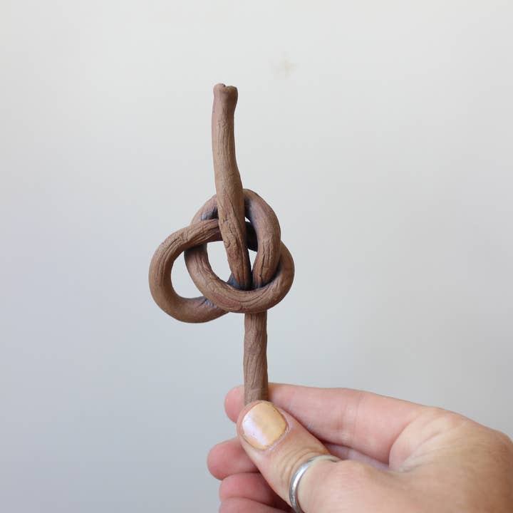 Cold Mountain Ceramics - Wholesale Decorative Tabletop Object - Ceramic Wood Knots6