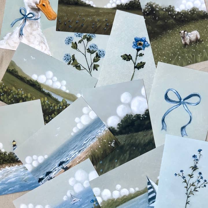 sophie wyatt studio. - Vendita all'ingrosso Stampa artistica - Stampa d'Arte "Cerulean Vista"2