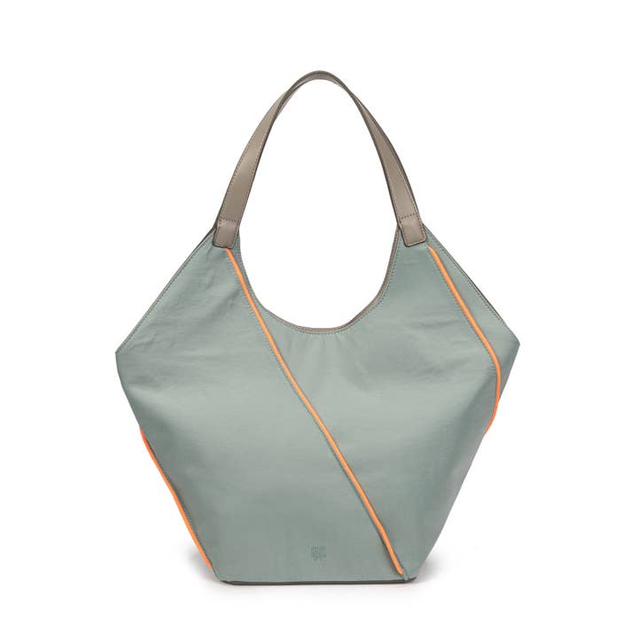 Sac porté épaule en nylon Mariel menthe pour la vente par Excess Paris