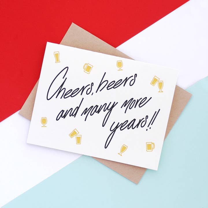 KB Paperie - Wholesale Birthday Card - Beers1