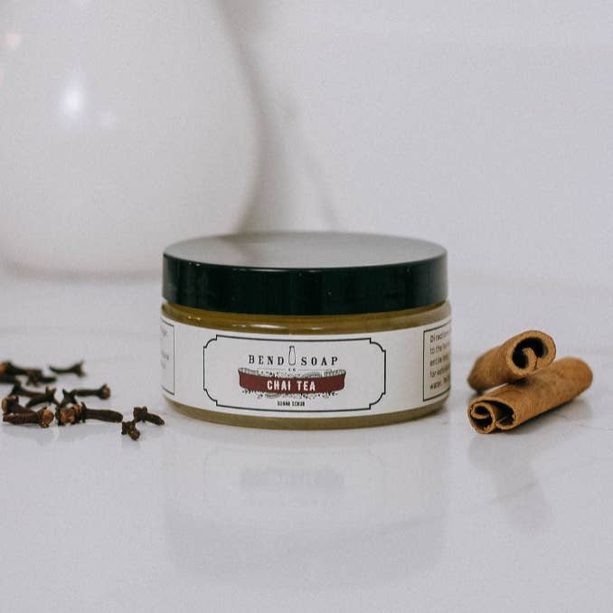 Chai Tea Sugar Scrub for wholesale by Bend Soap Company