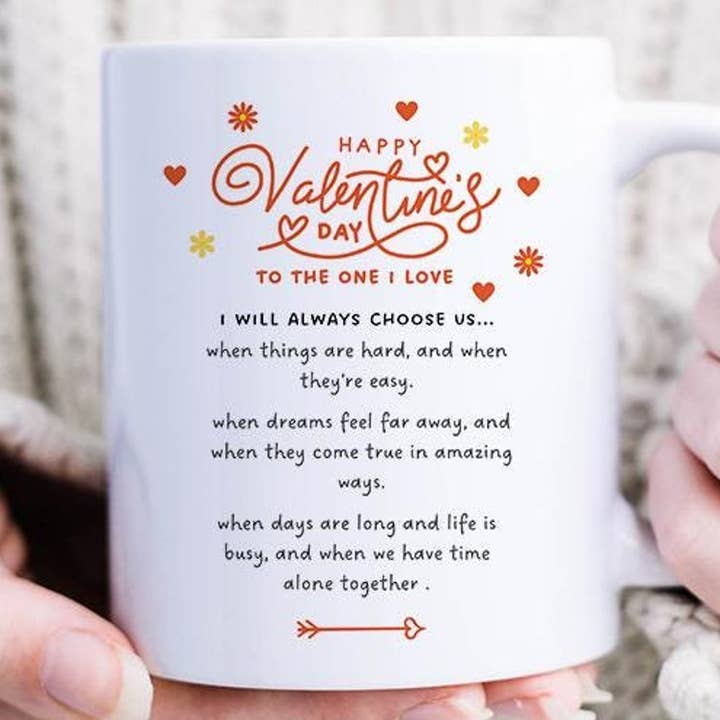 I Choose You Valentine's Day Mug One I Love Romantic for wholesale by Capytini