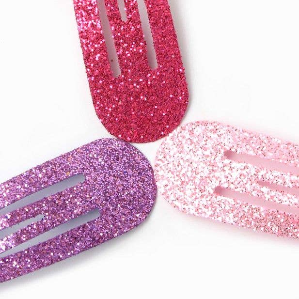 Inca UK - Wholesale Hair Clip - Women's - Card of 6 Glitter Sleepies 5cm Hair Clip2