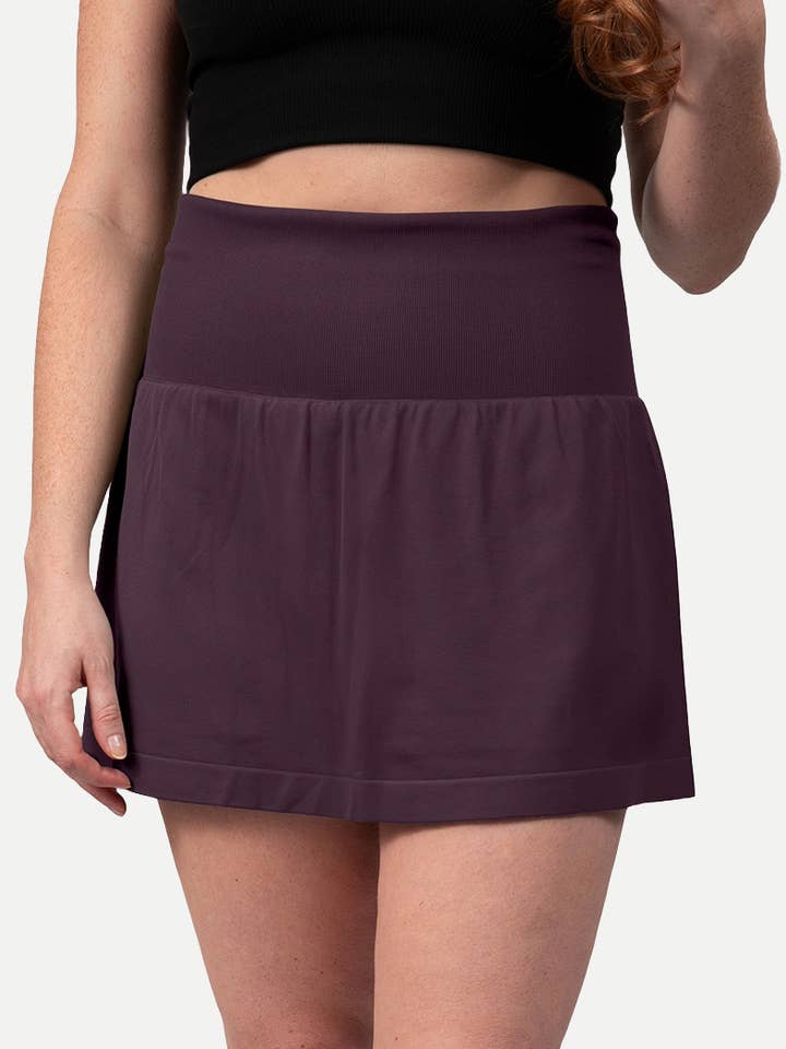 Court Skort - Eggplant for wholesale by MYKORT