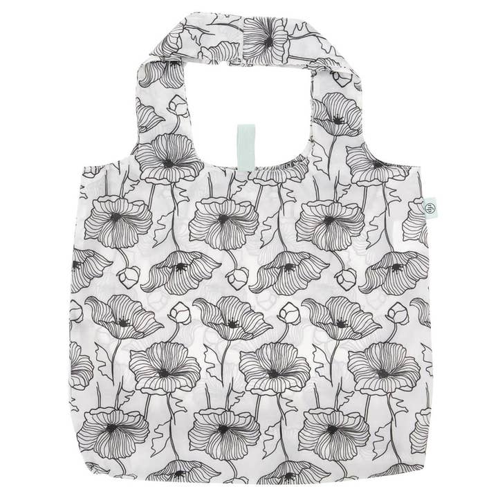 Poppy blu Reusable Shopping Bag for wholesale by rockflowerpaper