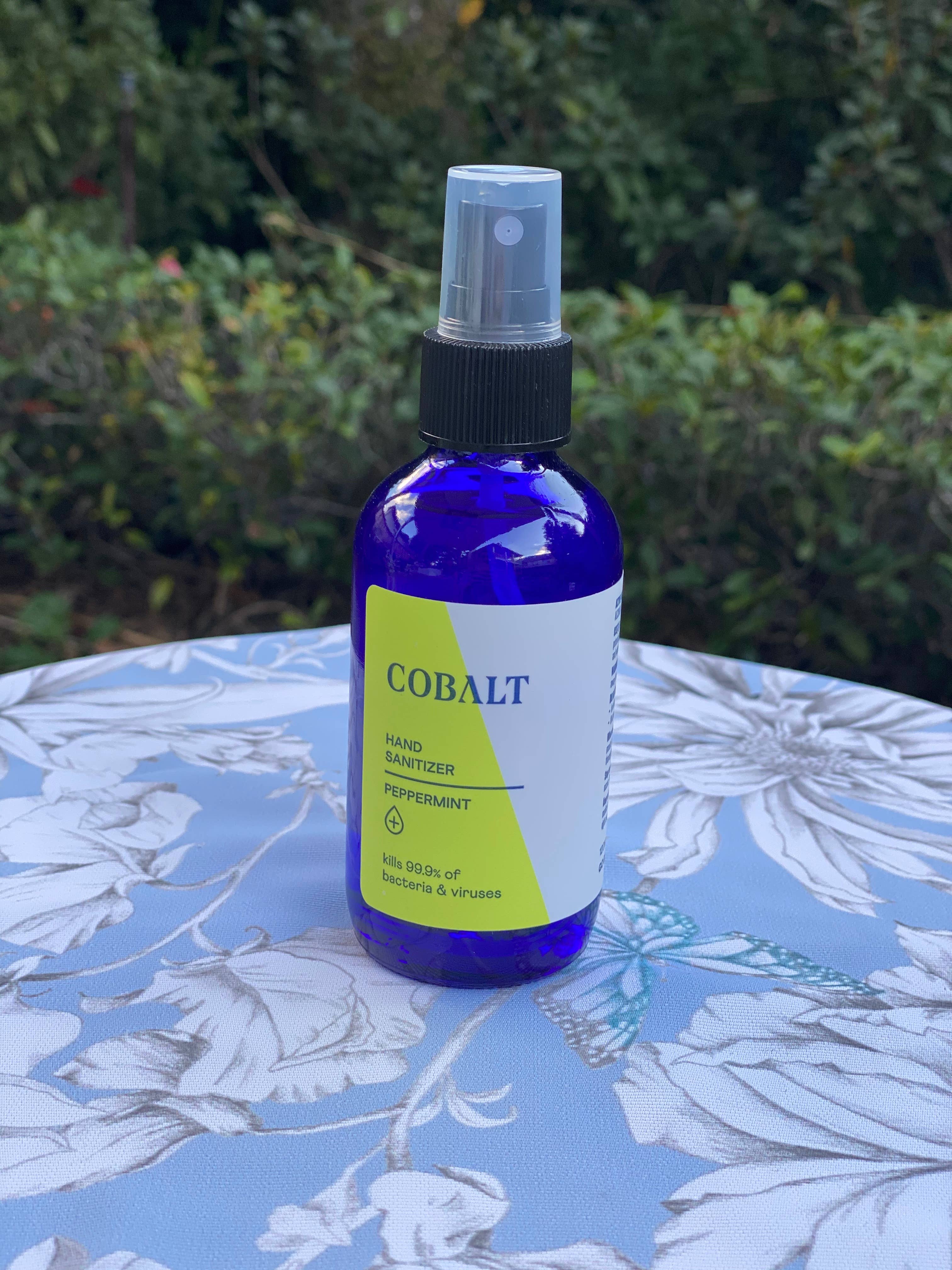 Cobalt - Wholesale Hand Sanitizer - Peppermint Hand Sanitizer 100ml glass2