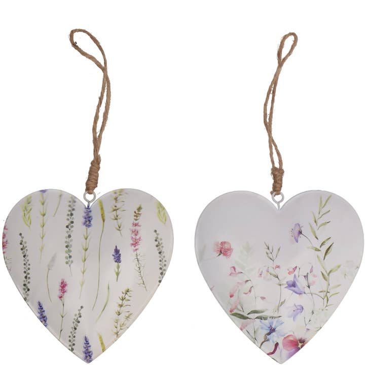 Metal Heart Remus for Hanging, 2 Designs, D11cm H11, for wholesale by Vosteen