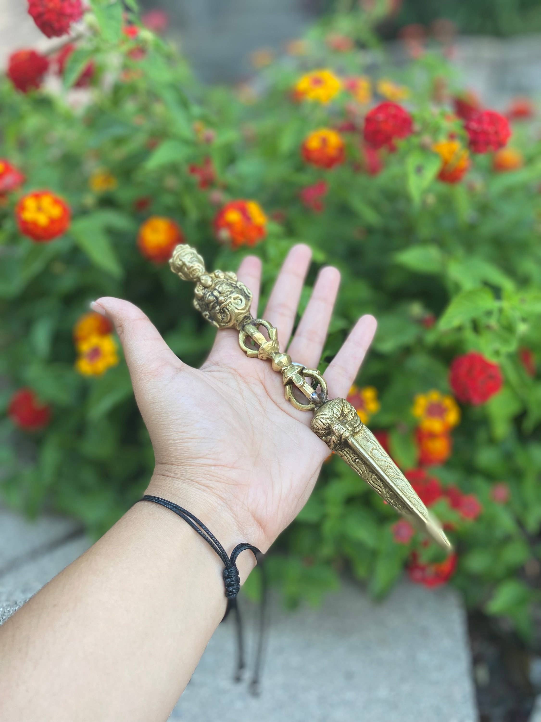 Like International - Wholesale Meditation Supplies - Tibetan Phurba Dorje Kila Ritual Dagger Handcarved Nepal6