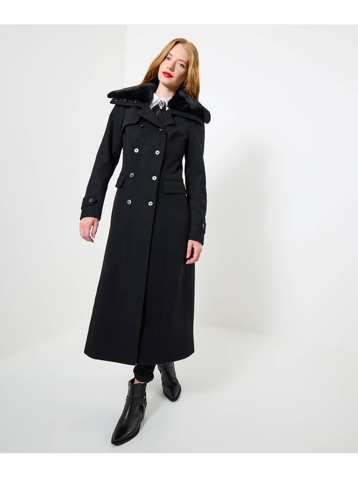 Noir Le manteau incontournable de Joe en vente sur Faire